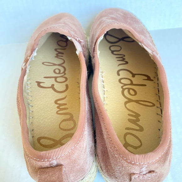 SAM EDELMAN Carrin Platform Espedrille Slip On Sneaker Shoes Pink Tan Boho 6.5 - Picture 12 of 12